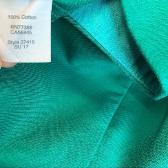 J. Crew Emerald Green pencil skirt pockets Sz 4 - Picture 6 of 11